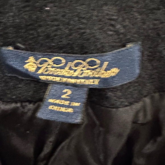 Brooks Brothers Black Tweed Short sleeve Double-Breasted Blazer - Picture 2 of 3